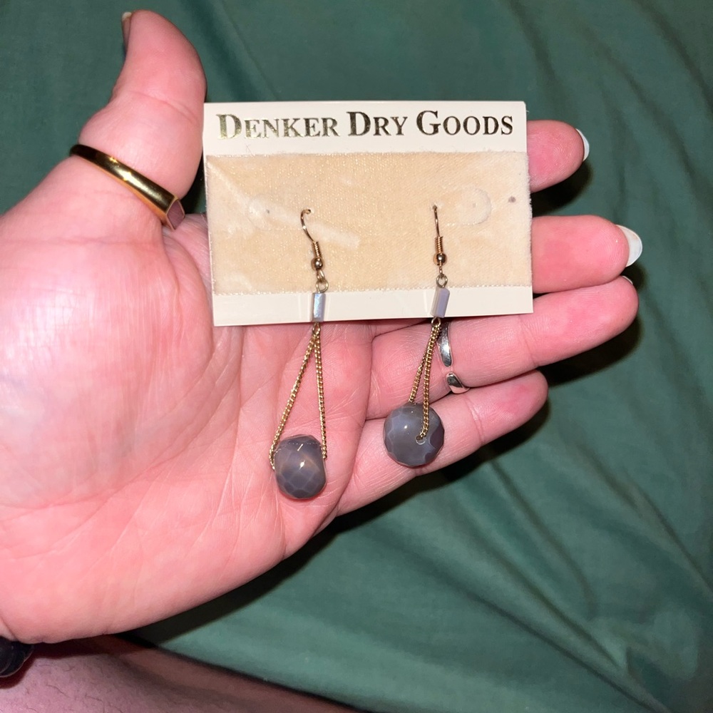 Cute drop dangle bead earrings